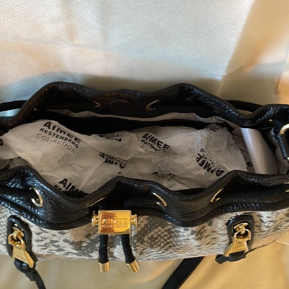 Brand new Aimee Kestenberg Mini Pebble Leather Drawstring Purse (Sasha) - Picture 9 of 16